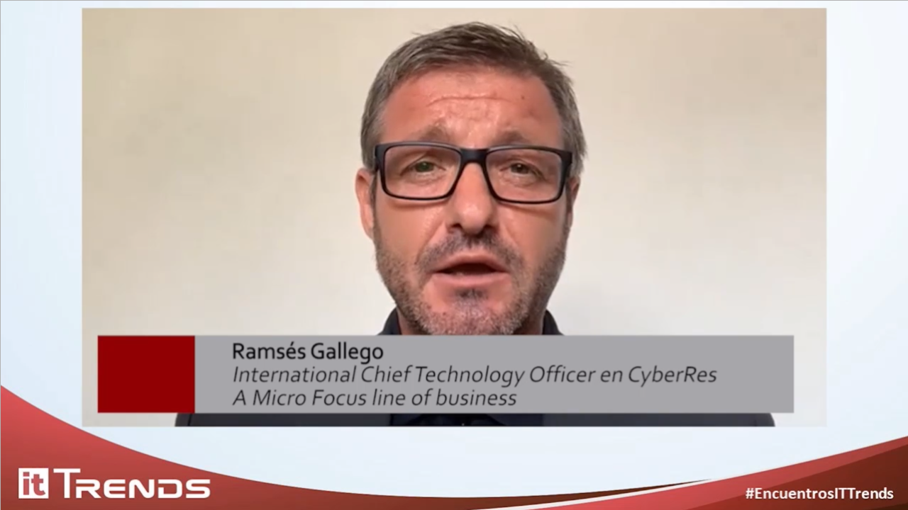 Ramsés Gallego, CyberRes, a Micro Focus line of business